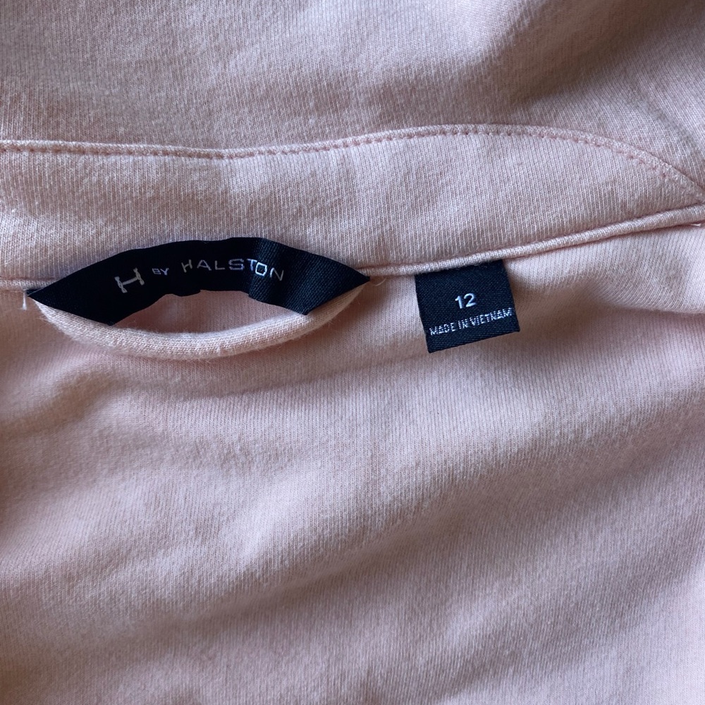 H by Halston Pink Moto Jacket - Lightweight Biker Style 12 - Picture 4 of 7